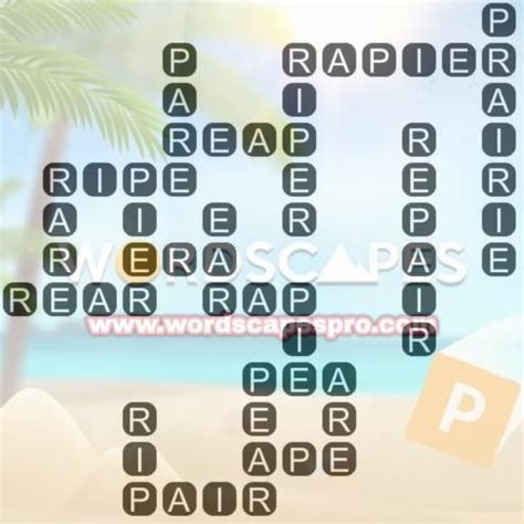 Level 2646 Answers in Palm / Lagoon For Wordscapes .